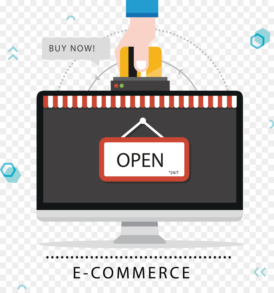 E-commerce Icona del Computer - Computer commerciale sito