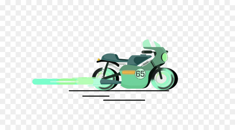 Cafe-Fahrrad-Motorrad-clipart - Beschleunigung Motorrad
