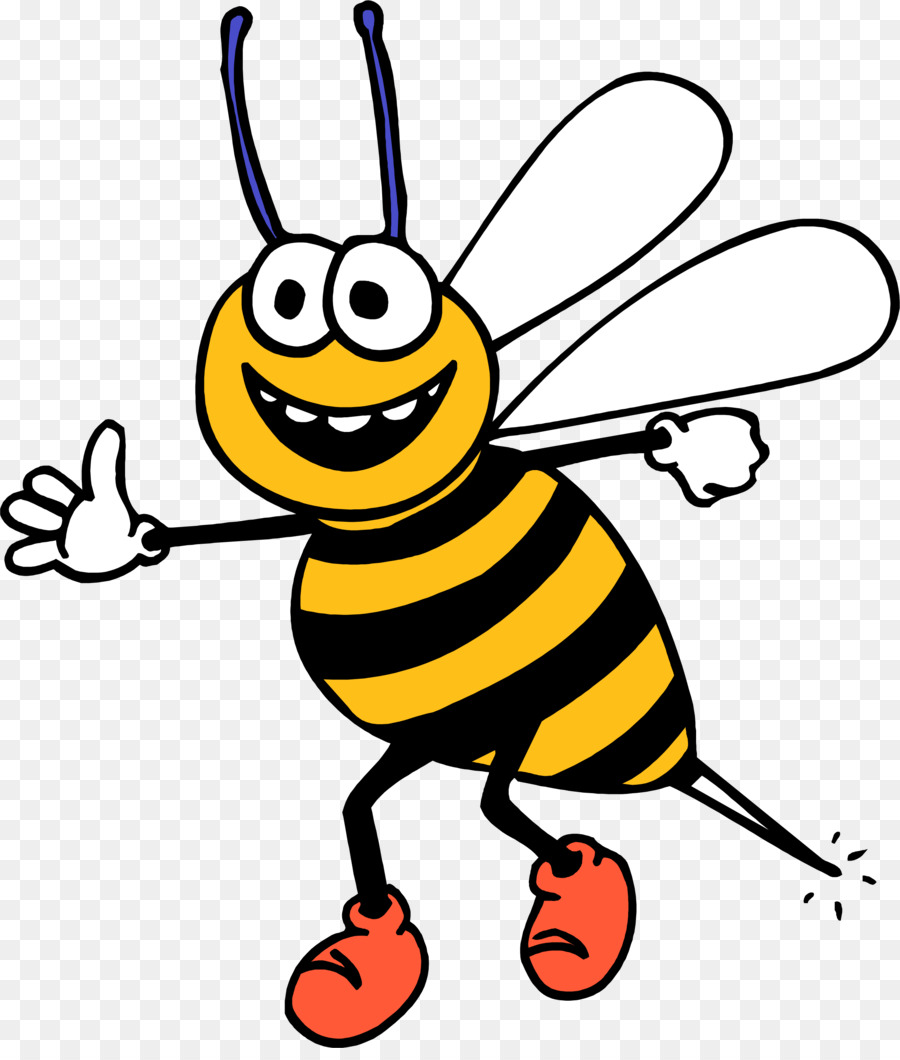 Bumblebee Clip art - ape del fumetto