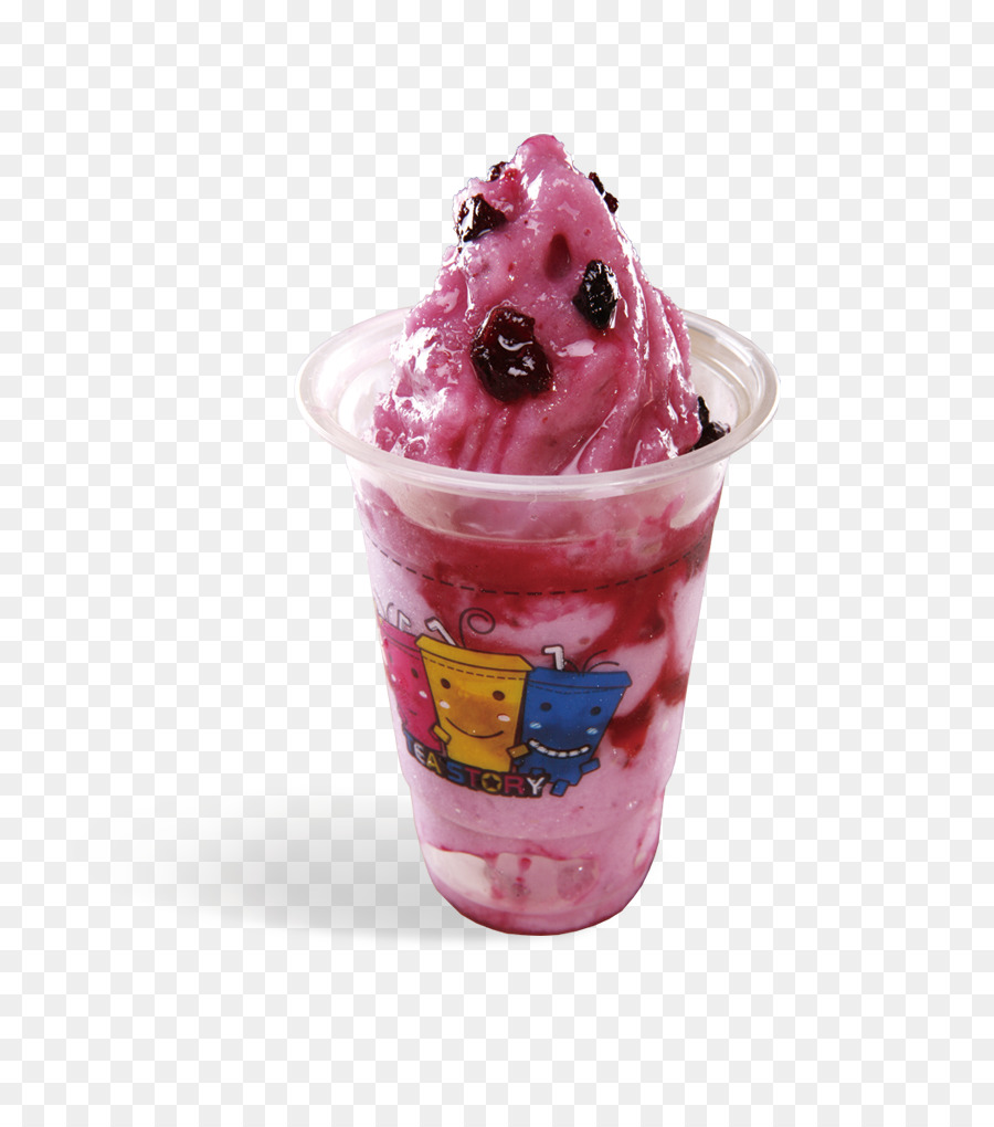Ice cream Sundae-Milch-Eis-Frozen yogurt - Heidelbeer-Eis-Milch-schweigen