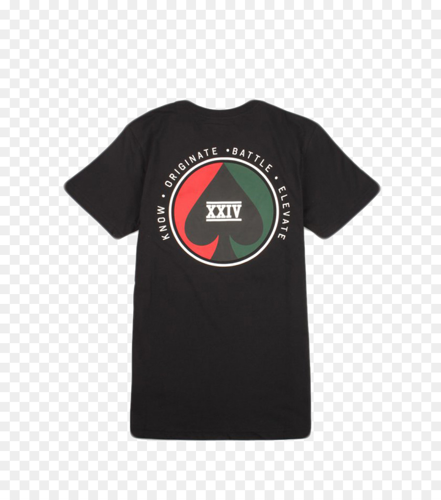 T-shirt thiết Kế Tay áo vô Địch - T shirt màu đen