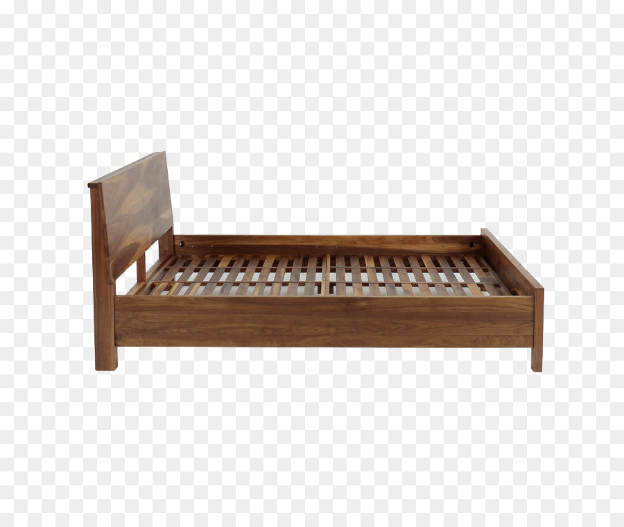Bett Rahmen Holz - Schwarze Walnuss-Bett