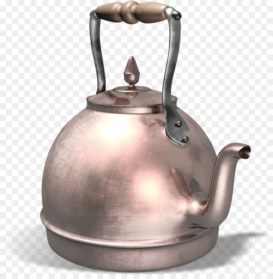 Wasserkessel Kupfer Teekanne Metall-Messing - Wasserkocher