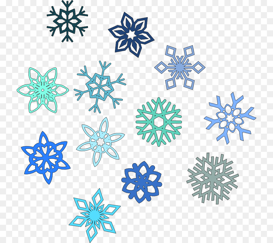 snowflake border clip art free