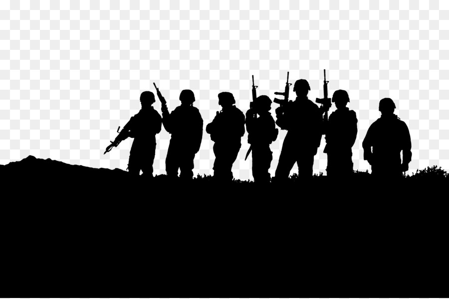 Militare Degli Stati Uniti Soldato Veterano Adesivo - soldato silhouette clipart