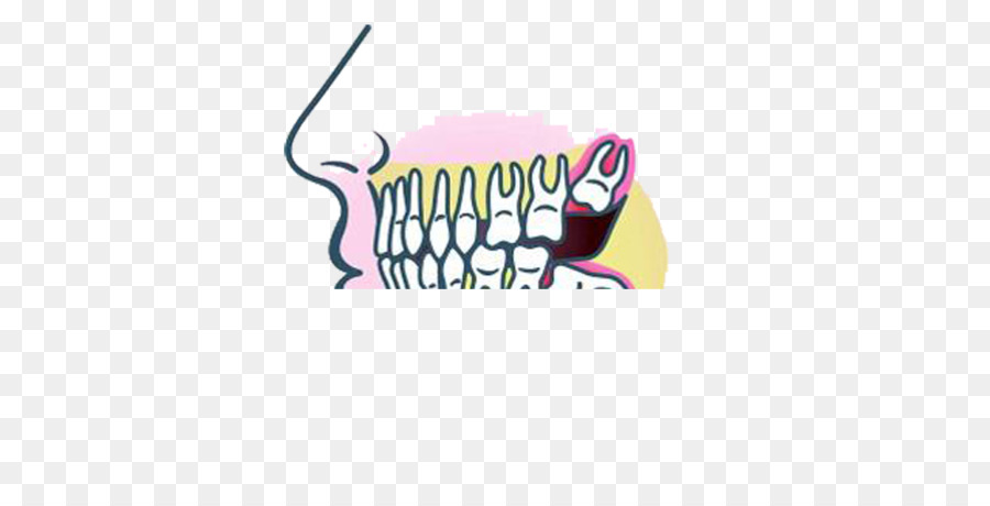 Logo Marke Muster - faulen Zähnen
