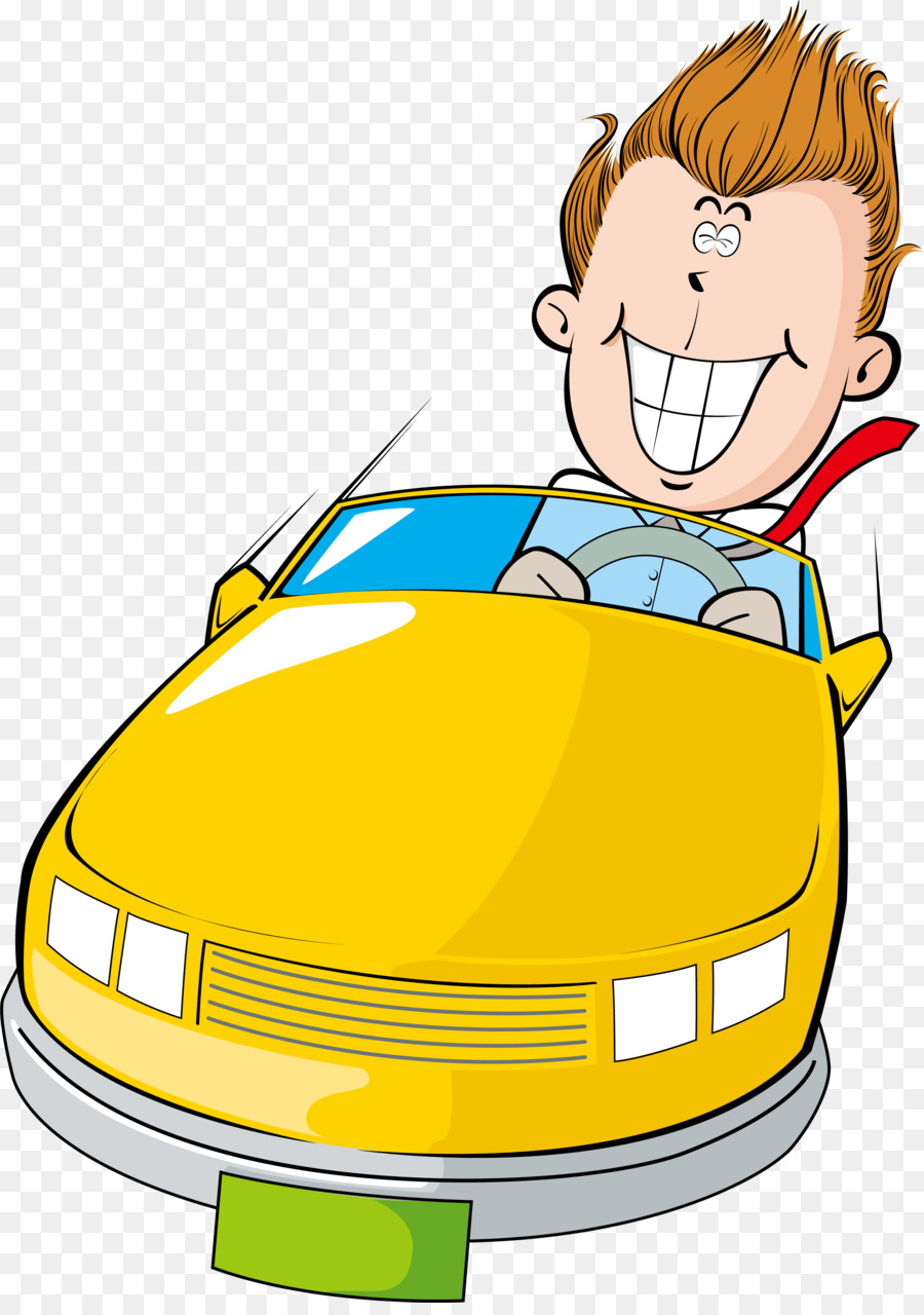 La Guida in auto Clip art - Il ragazzo alla guida dell'auto