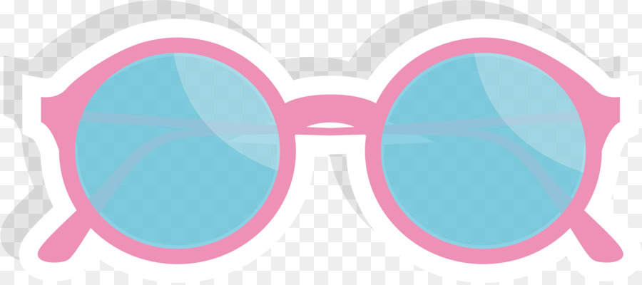 Sonnenbrille Zeichnen - Vektor von hand bemalt Sonnenbrille