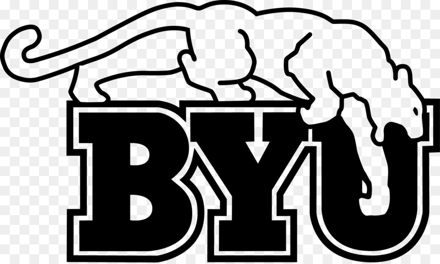 Brigham Junge Universität BYU Cougars football, BYU Cougars womens basketball Baylor Bears football NCAA Division I Football Bowl Subdivision - Cougar Fußball Cliparts