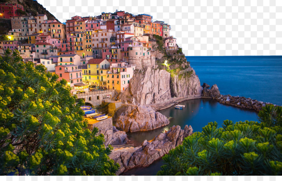 Manarola, Vernazza, Riomaggiore Ligurian Sea Wallpaper - Italien Cinque Terre vier