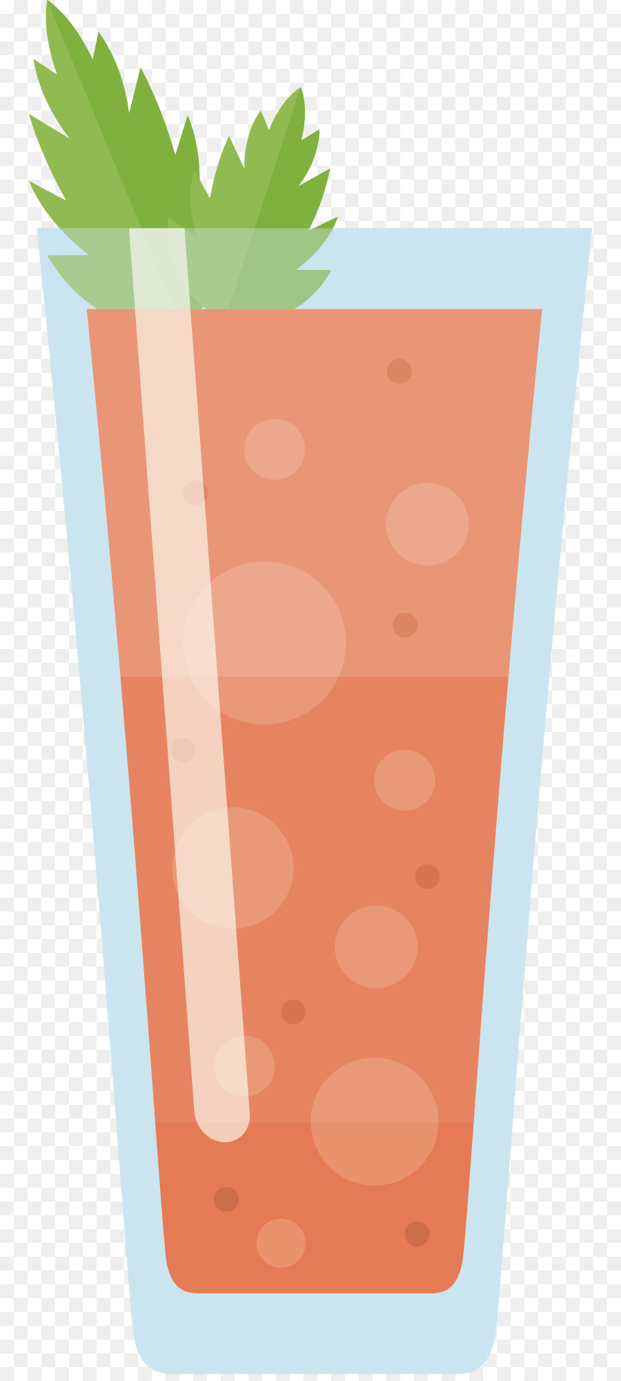 Grapefruit-Saft Trinken - Vektor von hand bemalt leckeren grapefruit Saft