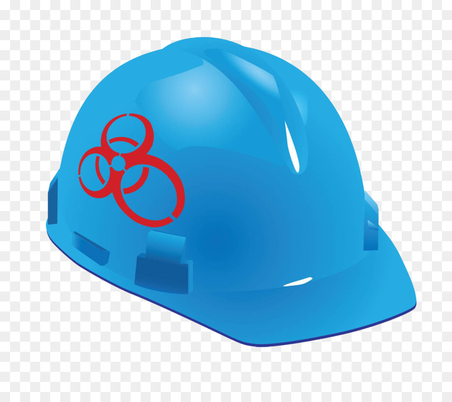Fahrrad-Helm, Blaue Mütze - Blue Helme