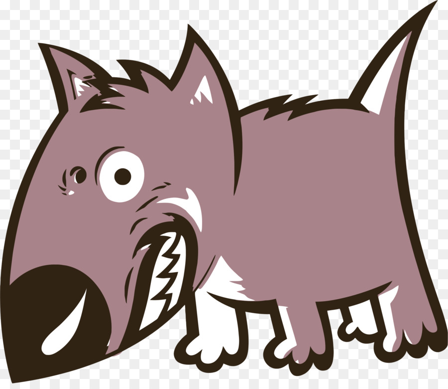 Bulldog Cartoon Ringhiando Corteccia Clip art - vizioso del fumetto clipart