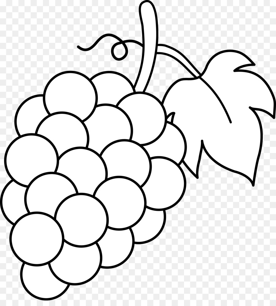 Comune di Uva, Vite da Vino bianco e Nero, Clip art - vitigno linea clipart