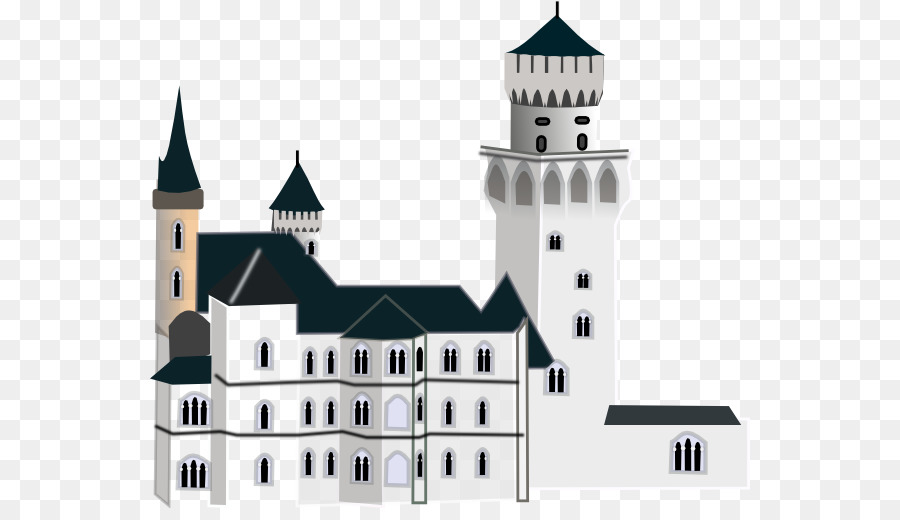 Lâu Đài Pháo đài Clip nghệ thuật - lâu đài phác thảo