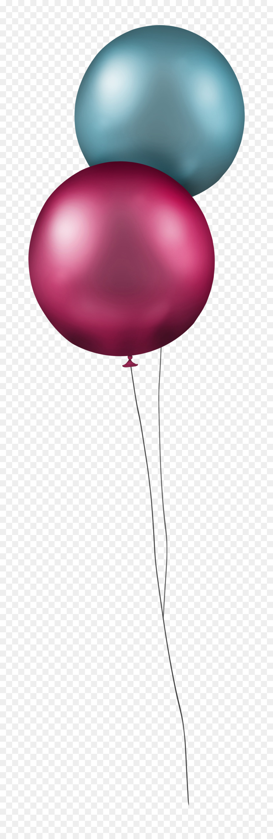 Ballon Symbol - zwei Ballons