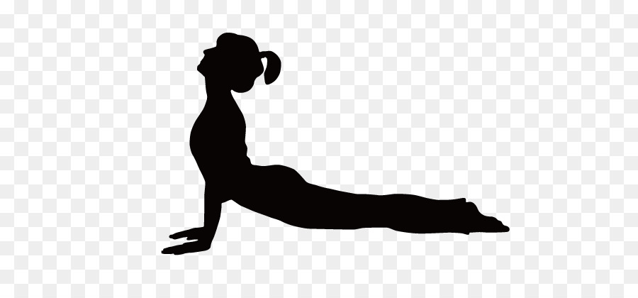 Yoga-Körperliche Bewegung Körperliche fitness Pilates Gymnastik - Fitness-silhouette-Figuren