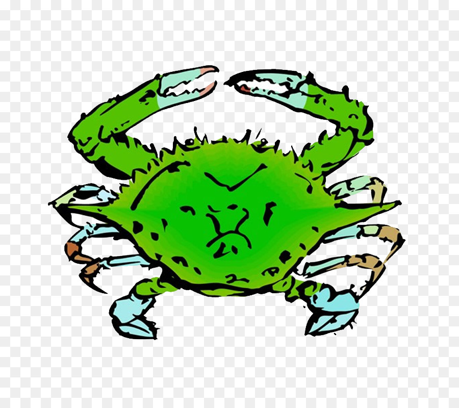 Krabben-Meeresfrüchte - Cartoon Krabbe