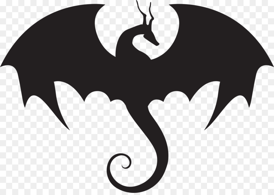 Silhouette Drago Clip art - dragon silhouette clipart