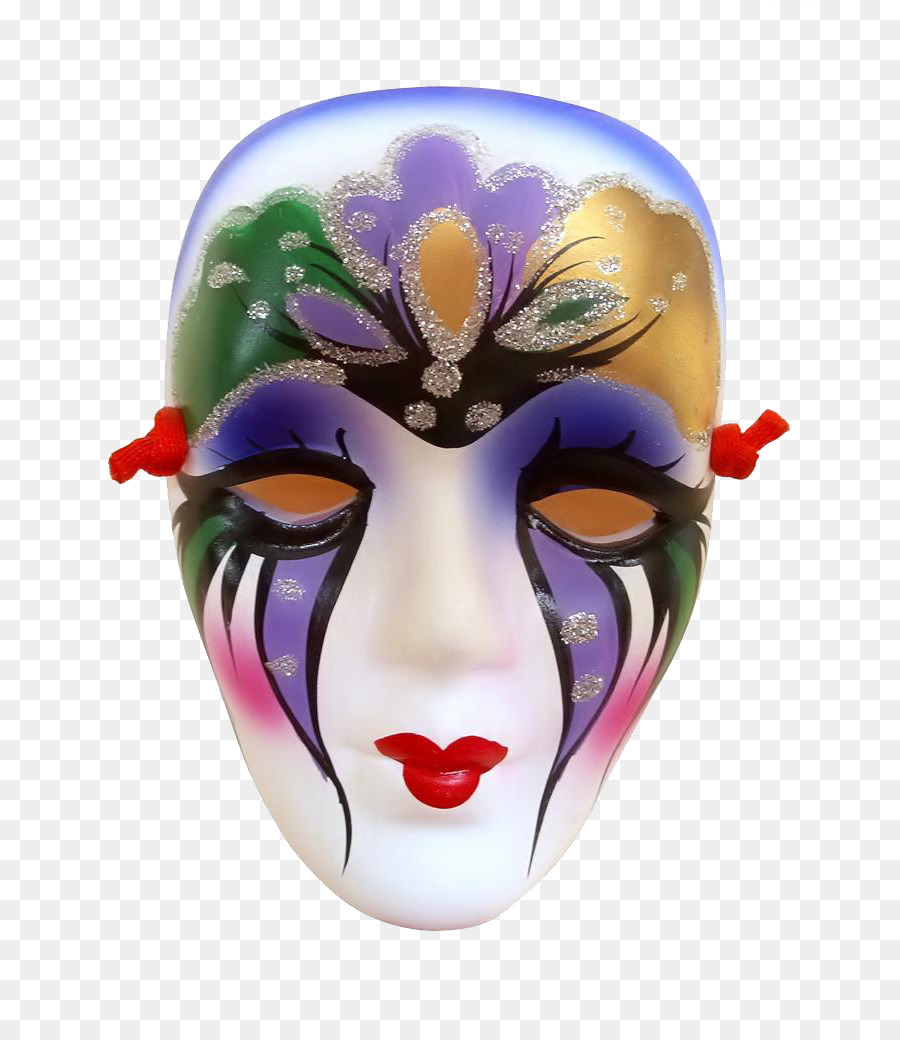 Karneval von Venedig Mexikanische Maske-folk art-Masquerade ball - haunted house horror Maske