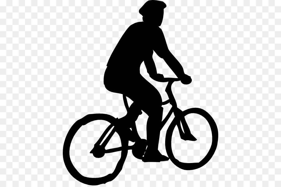 Fahrrad Radfahren Silhouette Clip art - Rad Cliparts