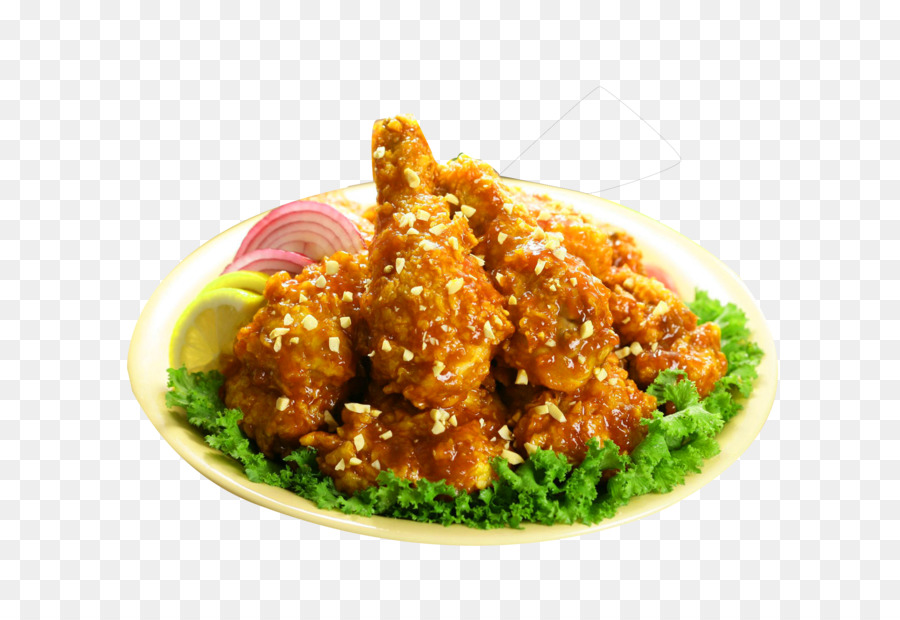 Pollo fritto alla coreana Barbecue di pollo KFC - Delizioso pollo fritto Libero di tirare immagine PNG