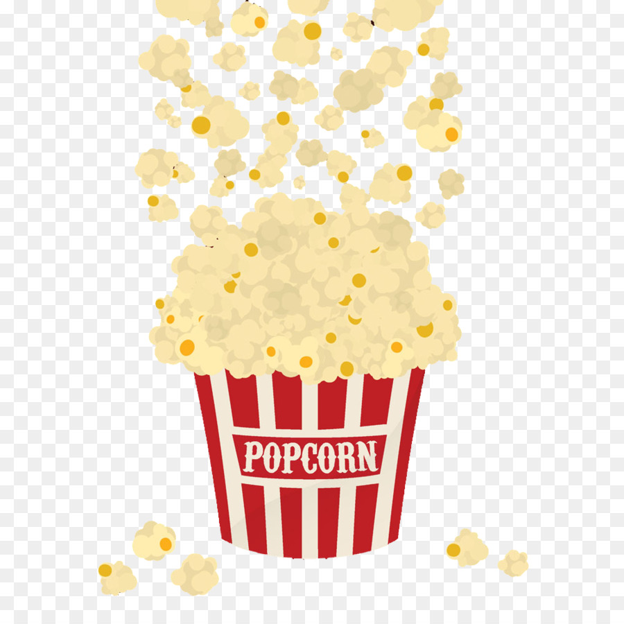 Popcorn-maker Zeichnung Royalty-free - Verschüttetes popcorn Bilder