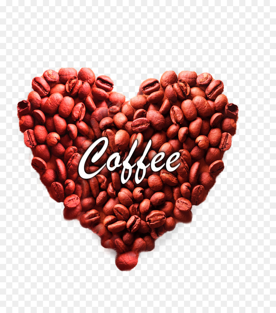 Kaffee Cafe - Liebe Kaffee-Bohnen
