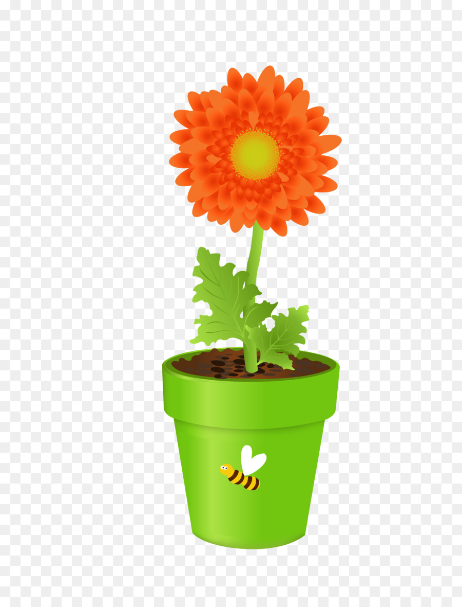 Blumentopf Vase Clip-art - Sonnenblume