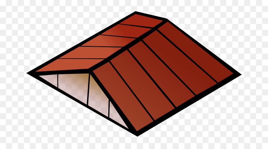 Tetto in scandole di Casa, Clip art - tetto di struttura clipart