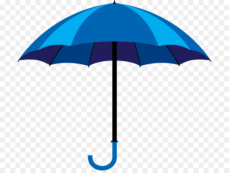 Dach Blau Lizenzfreie Illustrationen - Blaue Regenschirm