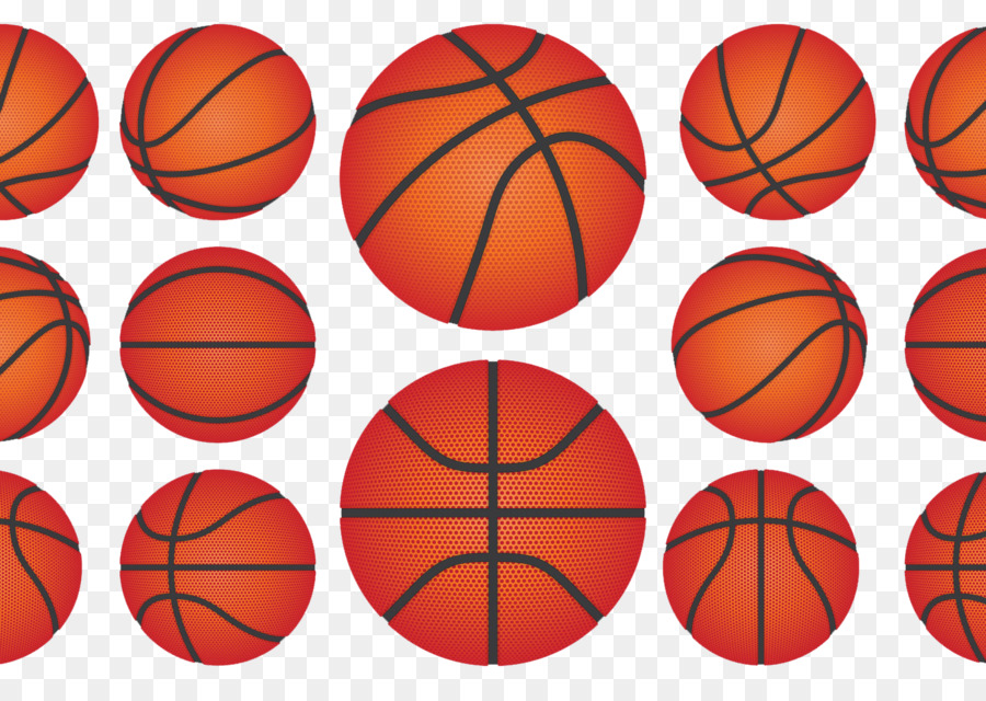 Rot Orange Blau - Vektor-basketball