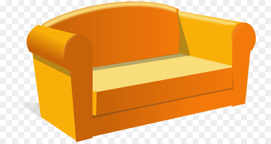 Tisch Couch Wohnzimmer Clip-art - Orange Tabelle Cliparts