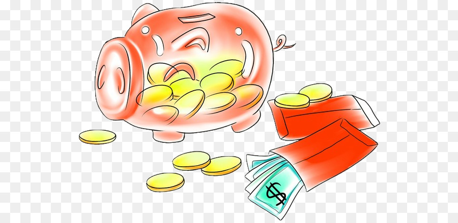 Roter Umschlag u304au5e74u7389 Chinese New Year Cartoon - New Year ' s Geld und sparschwein