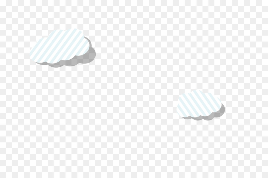 Weiß-Muster - Niedlichen cartoon Wolken