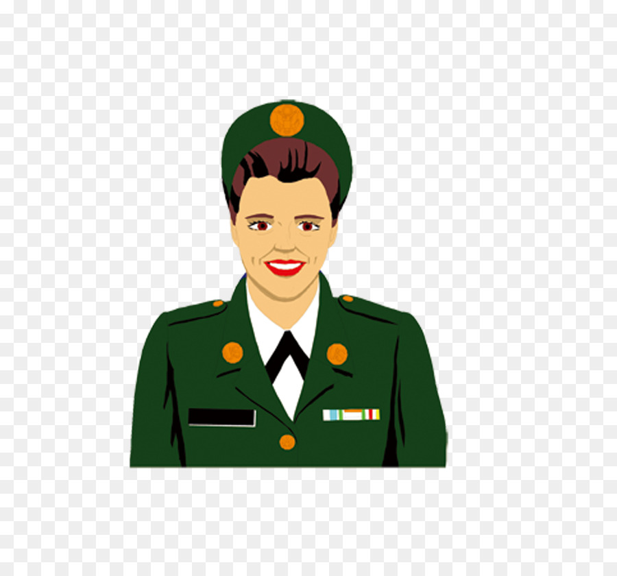 Cartoon Soldato, ufficiale dell'Esercito Clip art - Forza creativa,materiale Militare,un soldato
