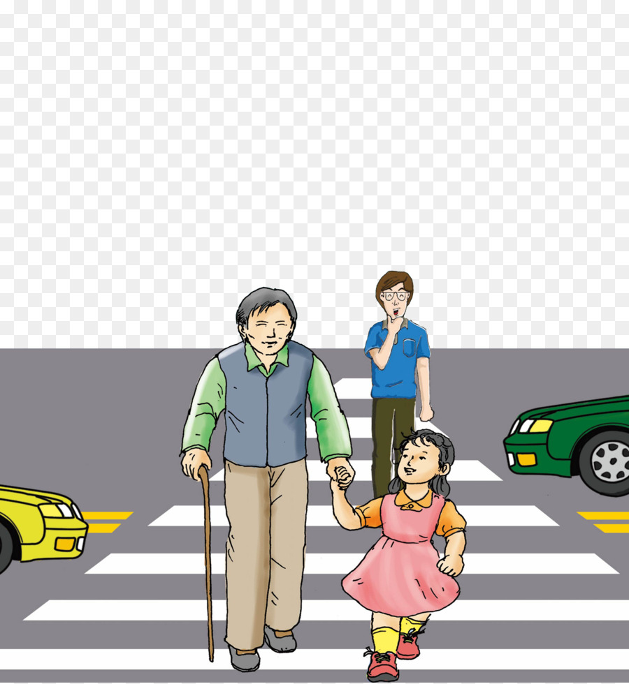 Strada di attraversamento Pedonale Zebra crossing Street - La civiltà di fronte alla strada
