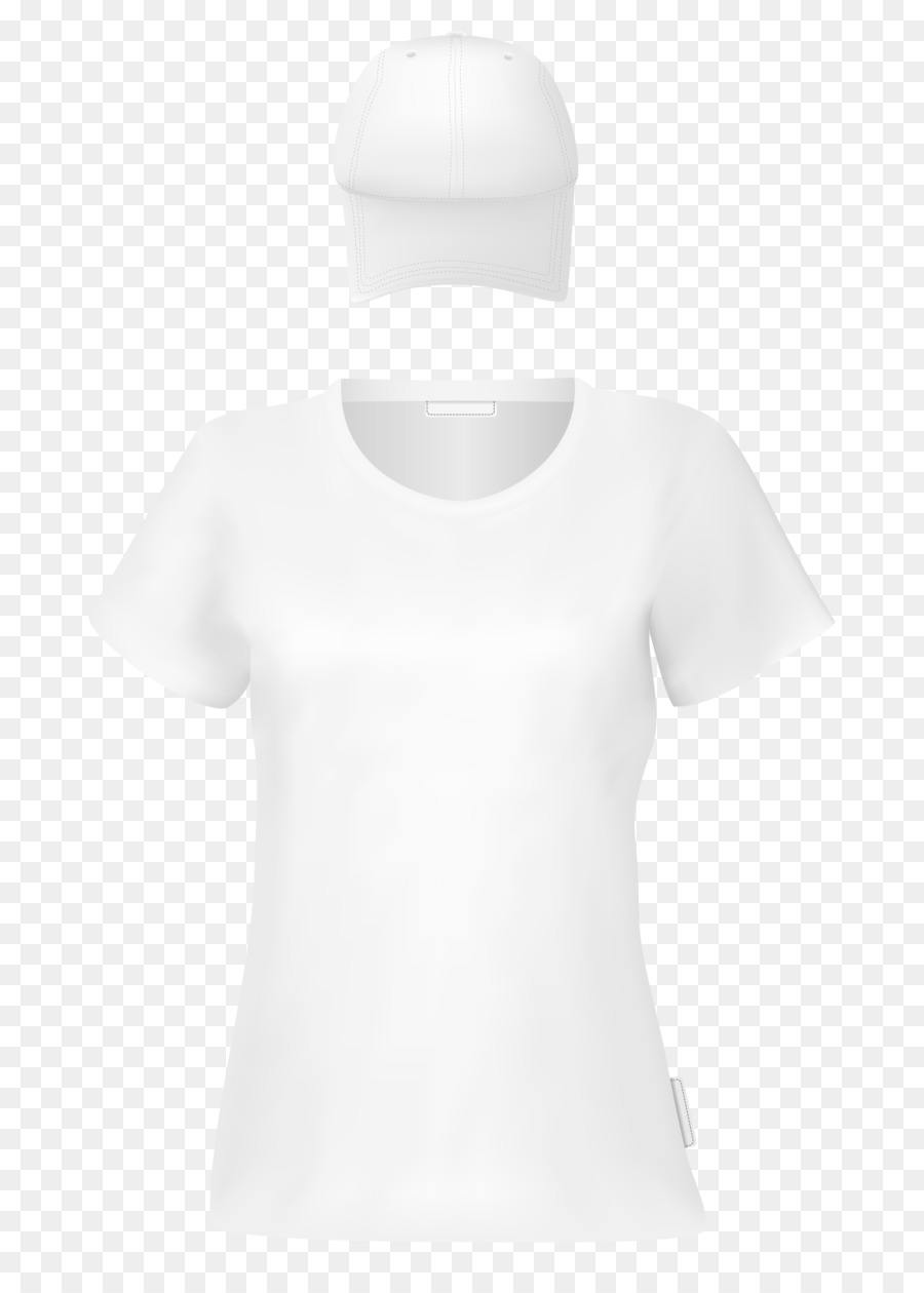 T-shirt Manica Bianca - Bianco puro T-shirt vettoriale