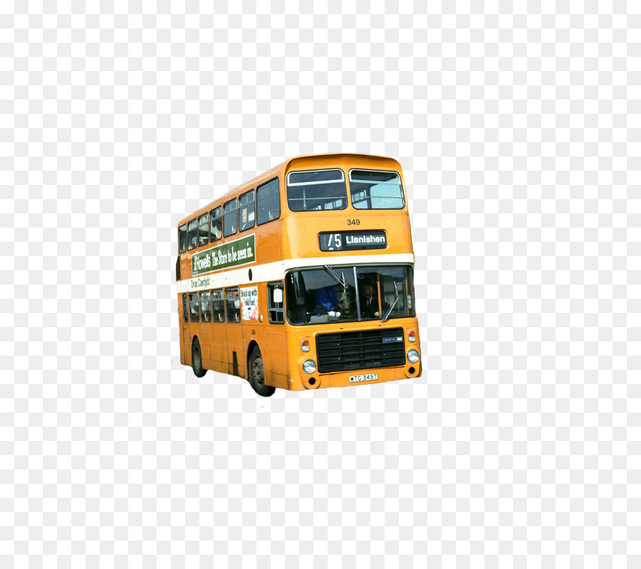 Double-decker bus autobus per l'Aeroporto - Autobus Giallo