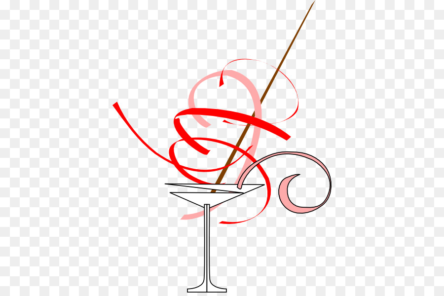 Martini-Cocktail-Glas Süßigkeiten-Stock-clipart - Cartoon-Martini-Glas