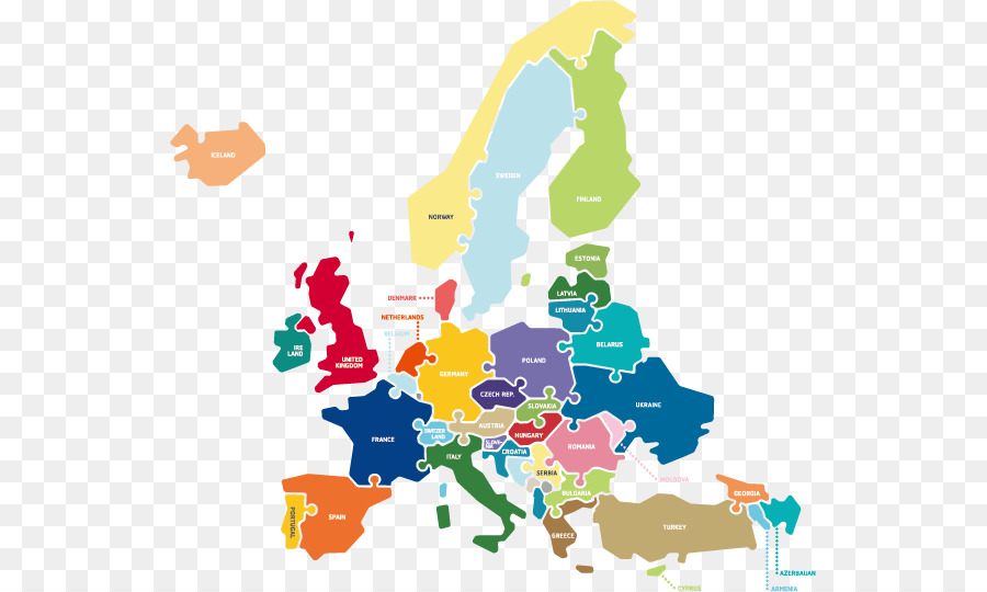 Europa Infografica - Vector colore mappa degli Stati Uniti