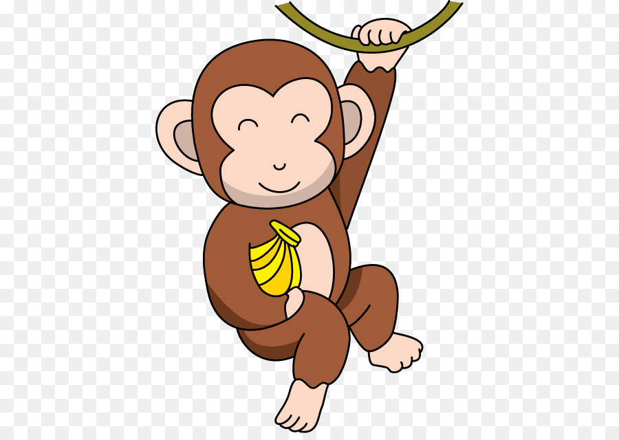 Monkey Cartoon png download - 448*630 - Free Transparent Baby Monkeys png  Download. - CleanPNG / KissPNG