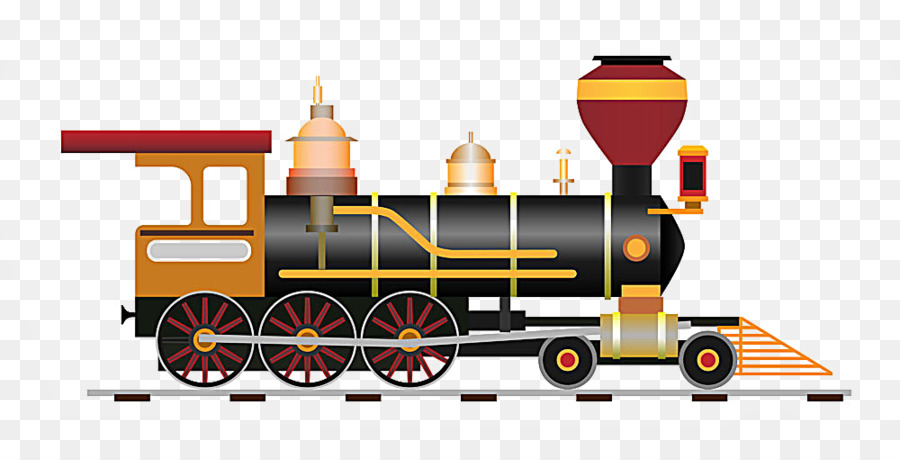 Der Bahn-transport-Dampflokomotive Abbildung - Dampf-Zug