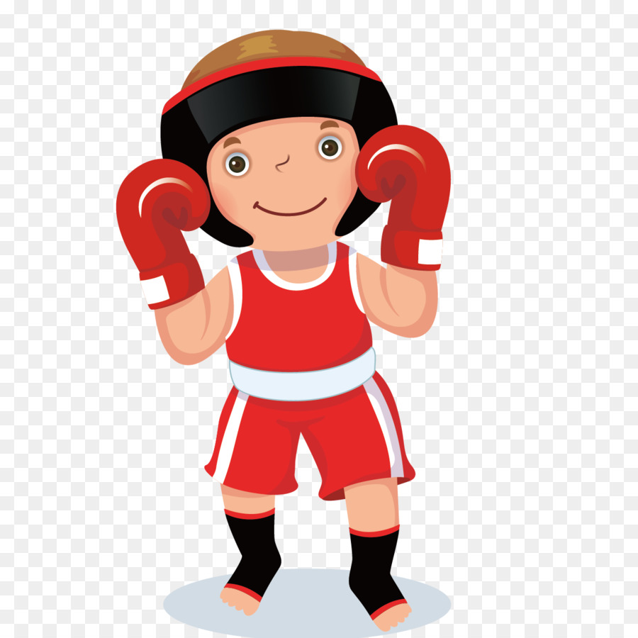 Martial-arts-Cartoon Karate Royalty-free - Boxing boy Vektor