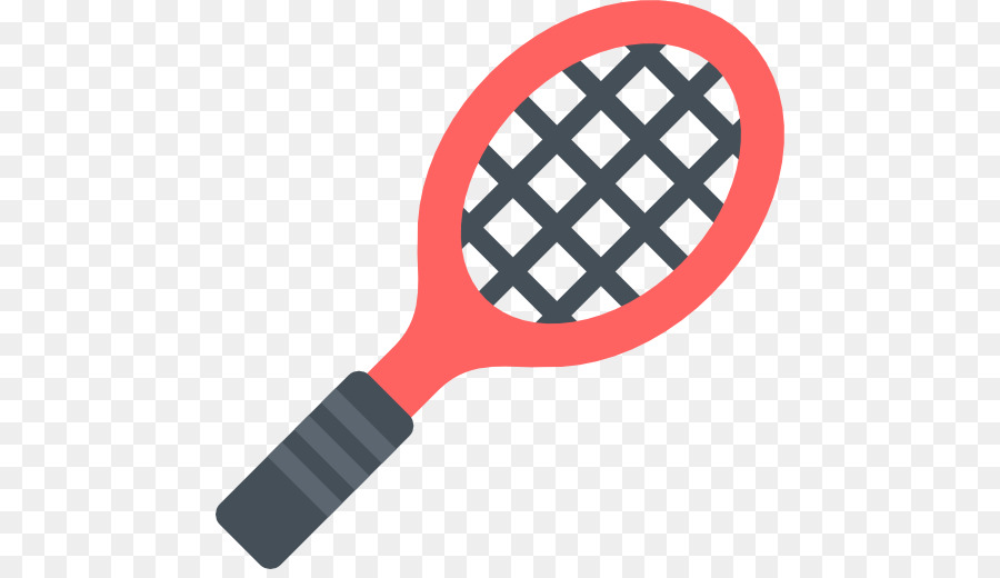 Sport, Ausrüstung, Ball-Wohnung Icon - Ein badminton-Schläger
