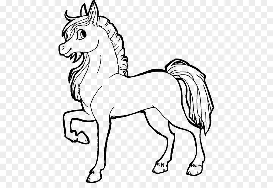 Con ngựa ả rập Dòng nghệ thuật bản Vẽ Của Clip nghệ thuật - con ngựa dòng nghệ thuật