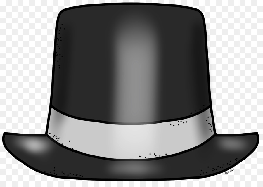 Fedora Cartoon Hat Clip art - top hat clipart