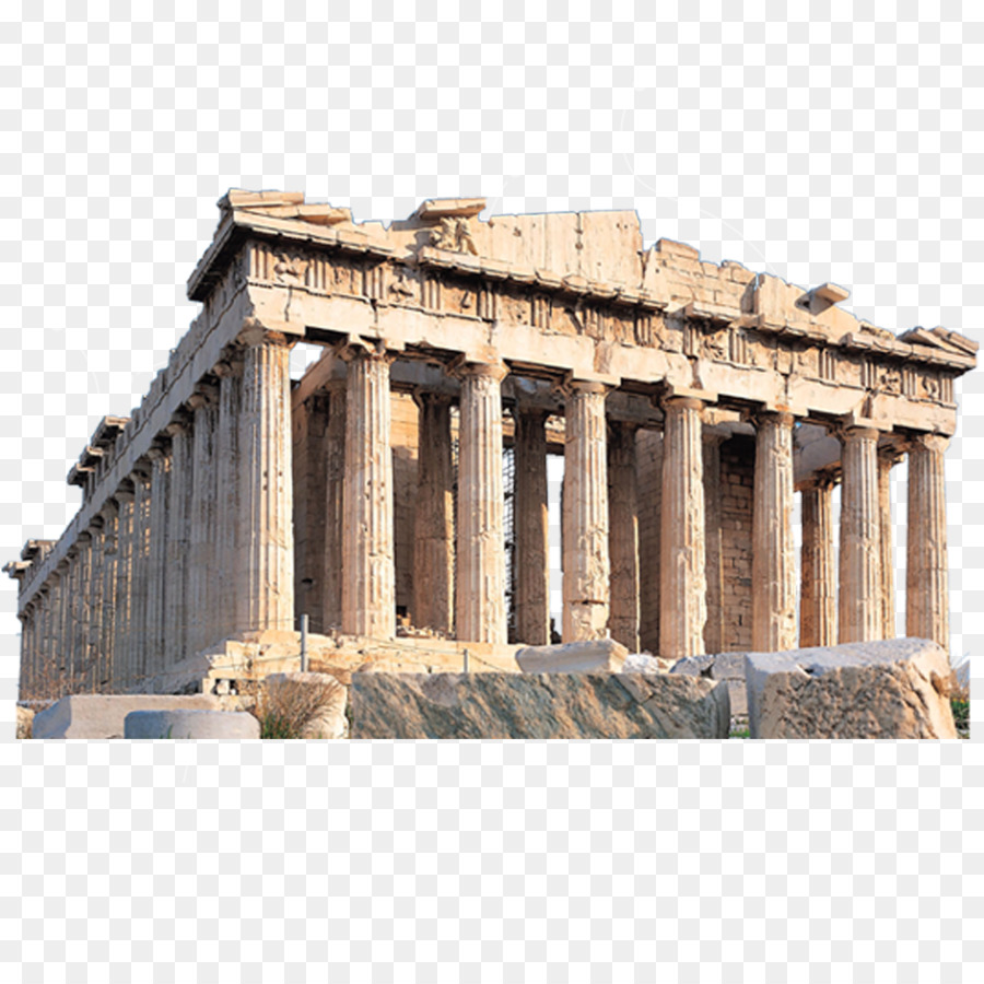 Partenone, Tempio di Zeus Olimpico di Atene, Piazza Syntagma Acropoli di Atene, Roma - la costruzione creativa