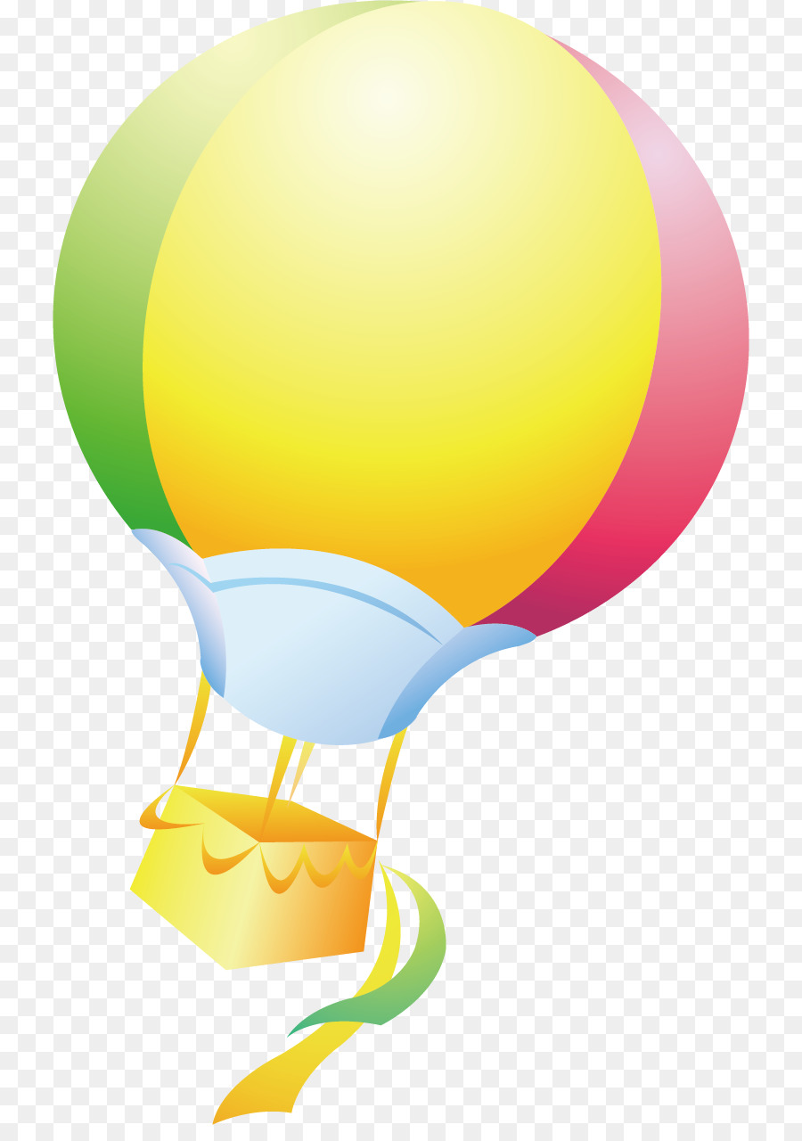 Heißluftballon Clip Art - Farbige hot air Ballon-Bilder