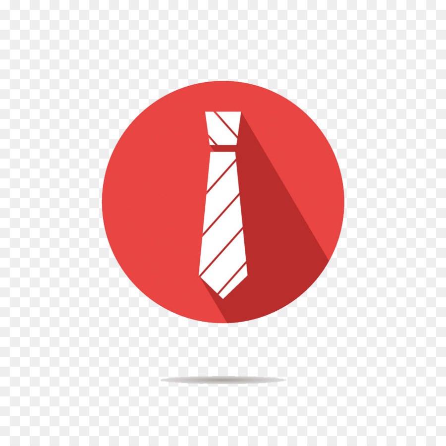 Krawatte Symbol - weiße Krawatte